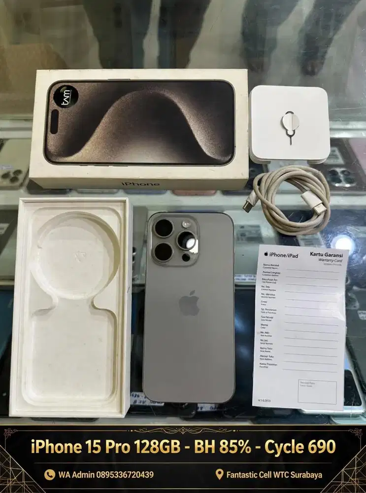 Iphone 15 pro 128gb ibox