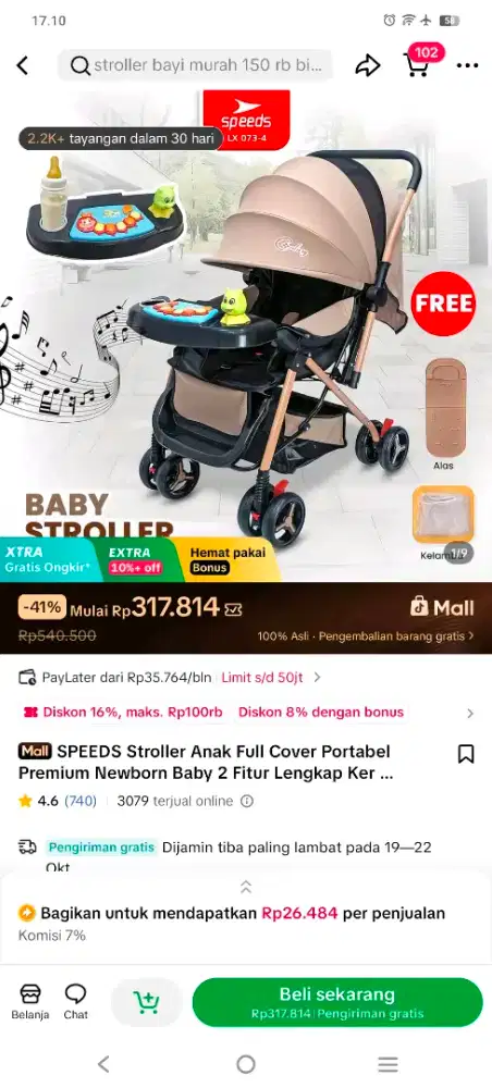 stroller bayi masih bagus