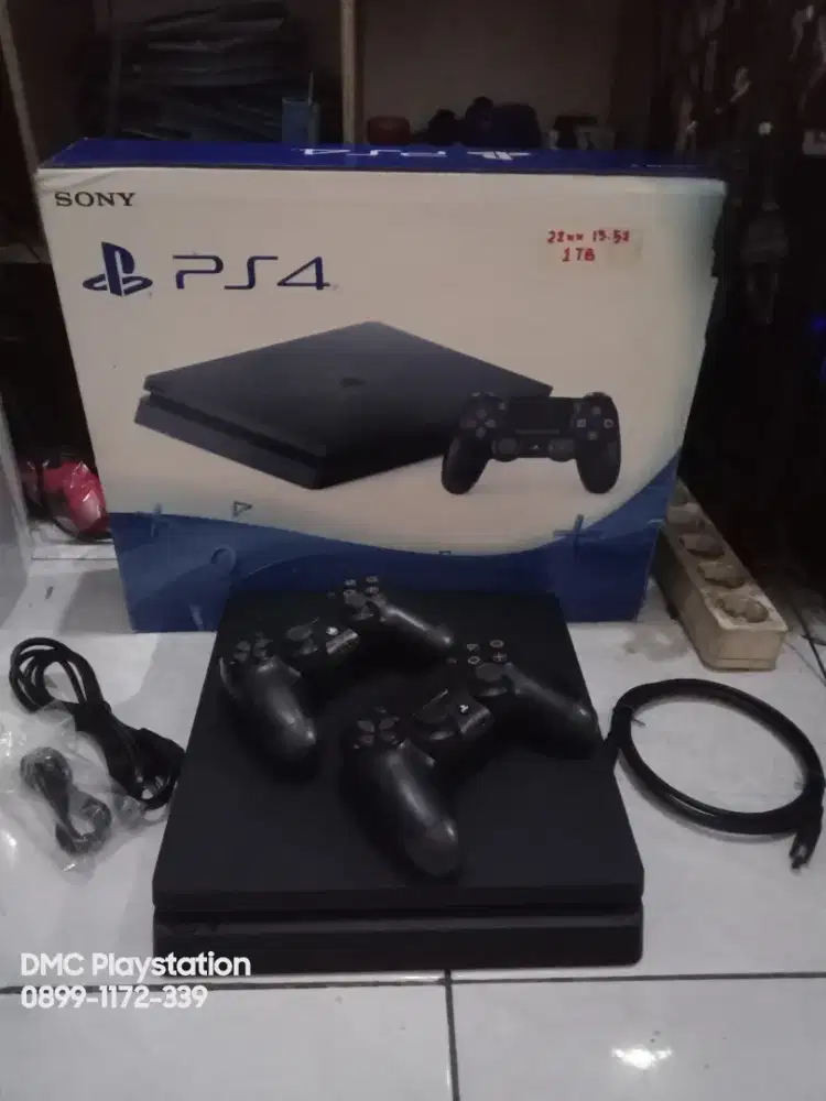 PS4 Slim 22xx versi 13.52 1TB Fullset , Full games siap pakai