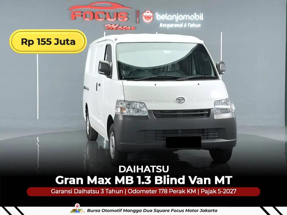 [ KM 178 PERAK ] Daihatsu Gran Max MB 1.3 Blind Van MT 2026/2025/2024