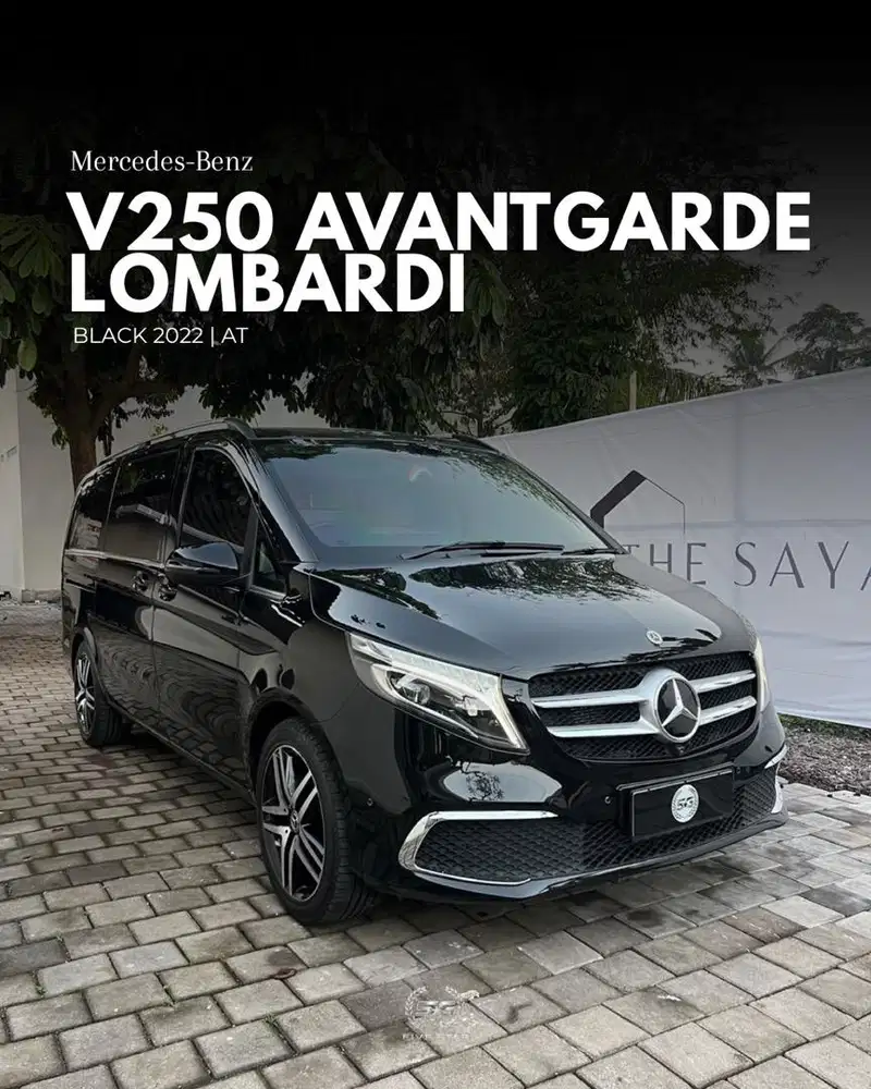 DP 250 JT! MERCEDES BENZ V250 AVG 2022 BLACK LOMBARDI