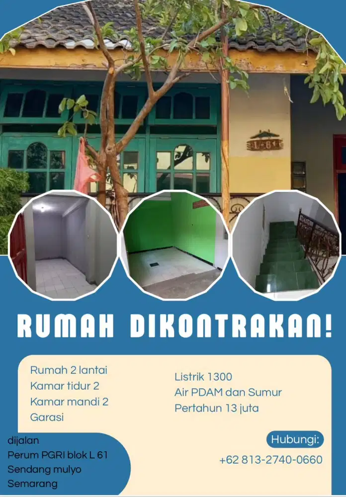 DI KONTRAKKAN RUMAH 2 LANTAI