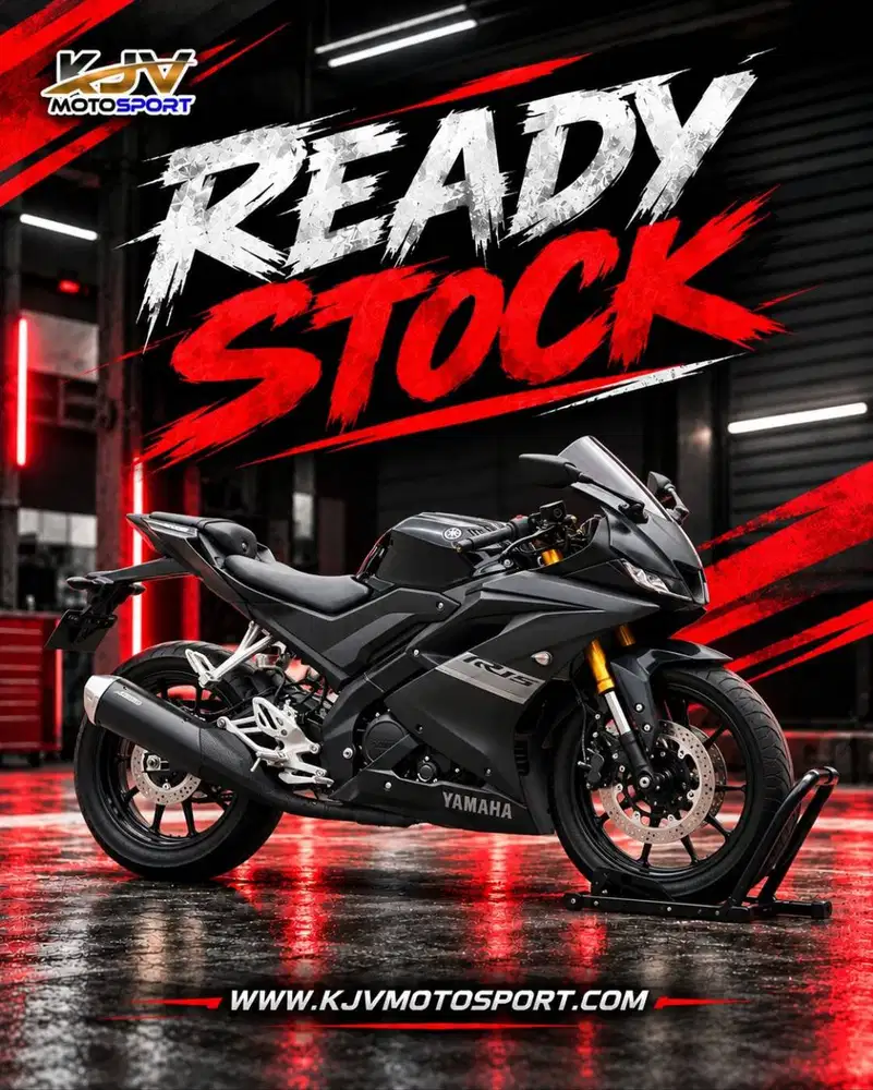 YAMAHA YZF R15 V3 2021 HITAM KM 10K PAJAK PANJANG RASA BARU
