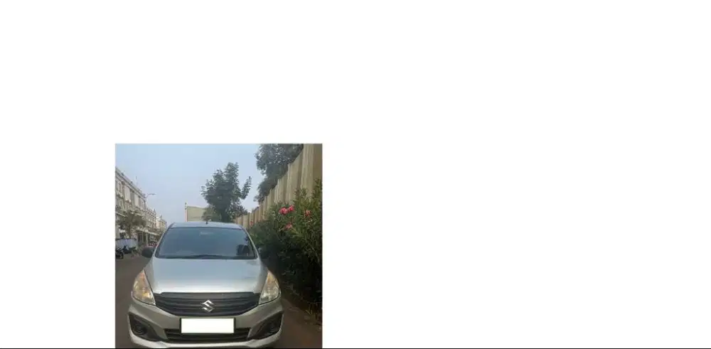 Suzuki Ertiga warna silver, plat H, siap pakai