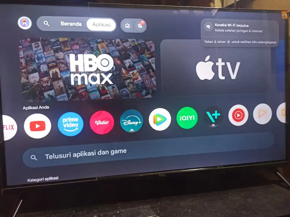 DIJUAL TV TCL 32inch SMART TV