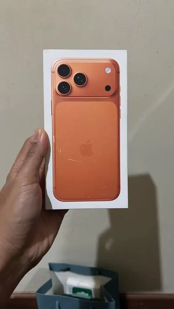 Iphone 17 pro max 256gb orange, segel dan baru murah