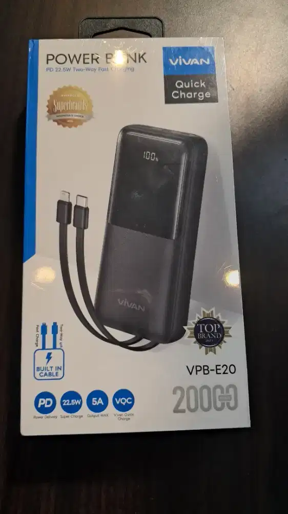 powerbank vivan vpb-e20