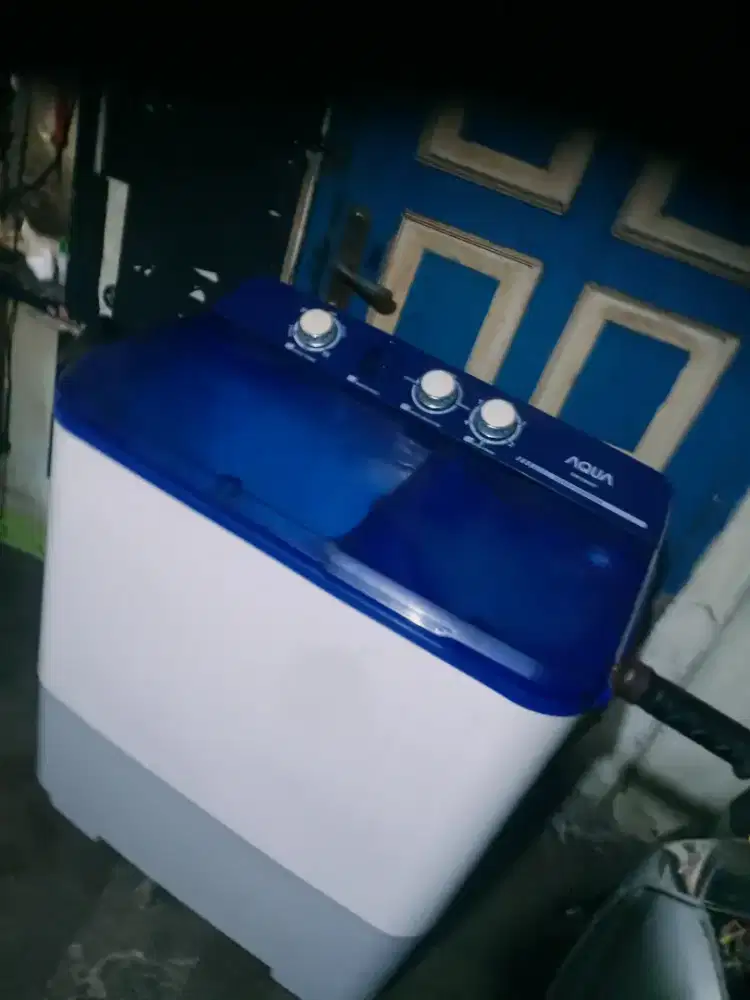 Jual mesin cuci AQUA kapasitas 9 kg mesin ori normal bisa diantar