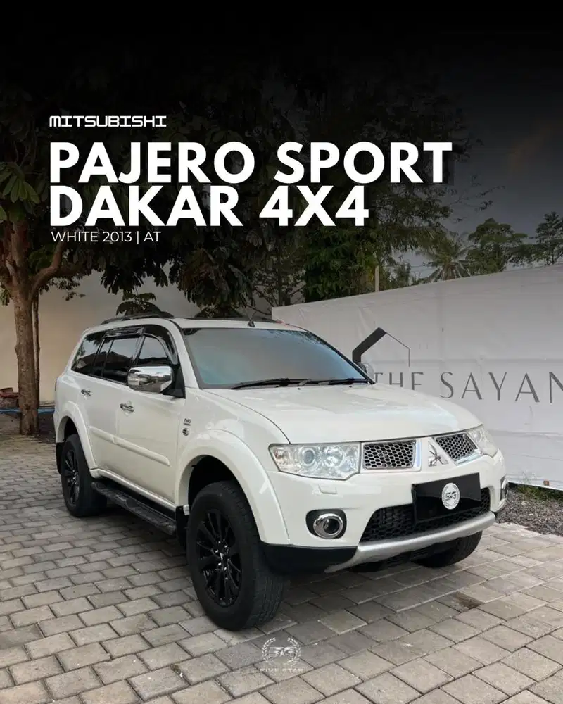 DP 75 JT! MITSUBISHI PAJERO SPORT DAKAR 4x4 2014 PMK DIESEL AT PUTIH