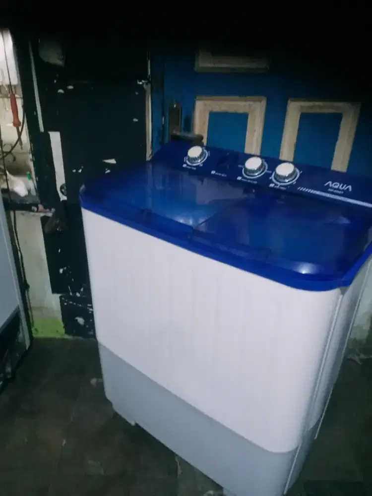 Jual mesin cuci AQUA kapasitas 9kg mesin ori normal bisa diantar