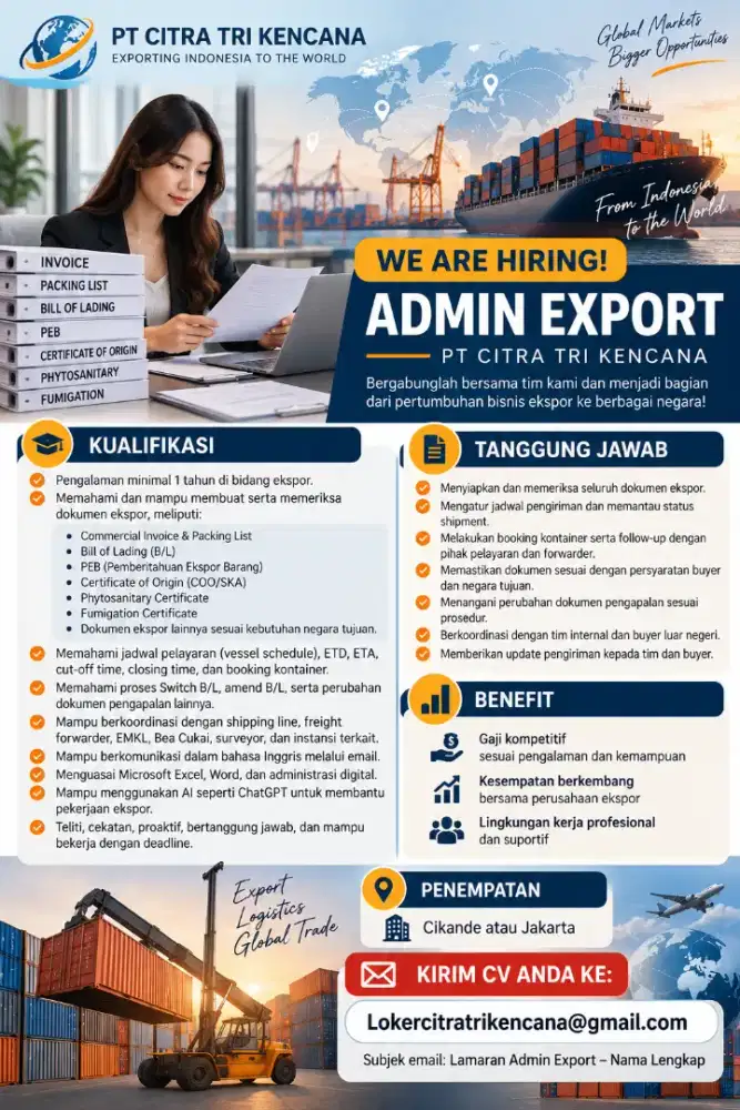 ADMIN WANITA EXPORT