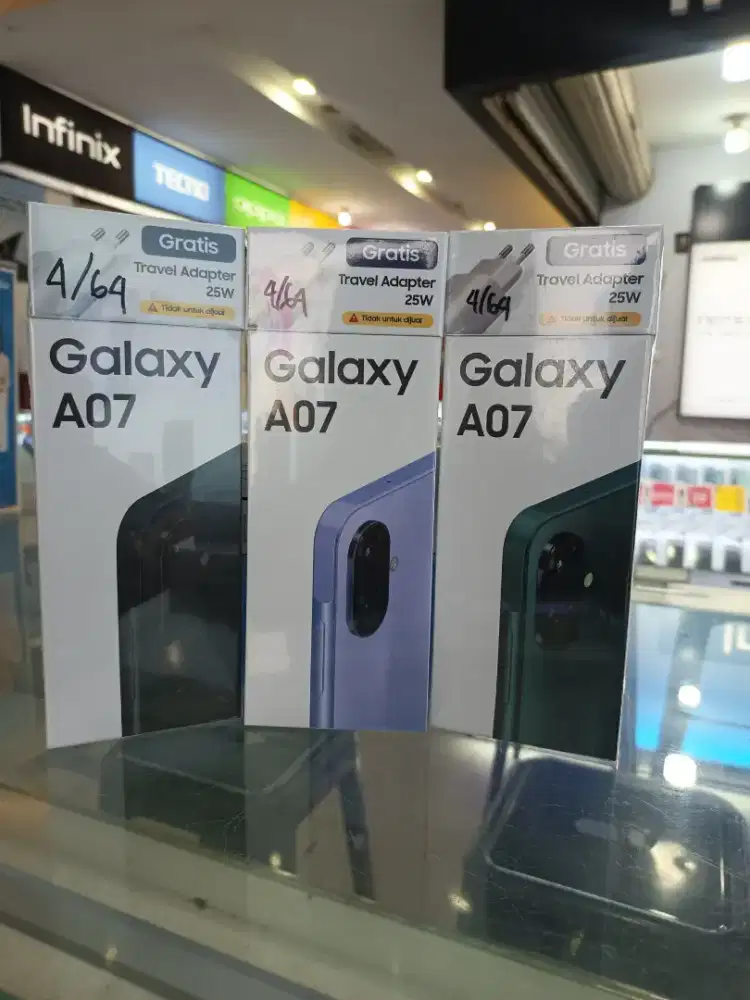 BNIB samsung a07 4/64 Resmi indonesia