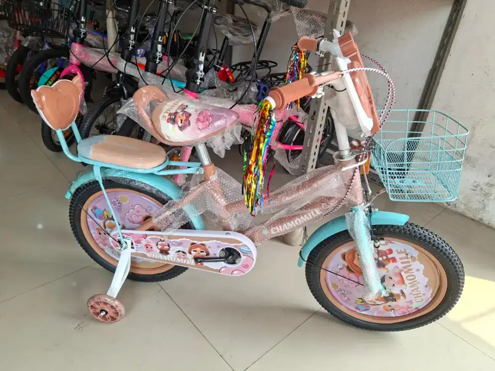 Sepeda Anak Perempuan Sepeda Mini CTB 16 Inch CHAMOMILE ( MUSIK )