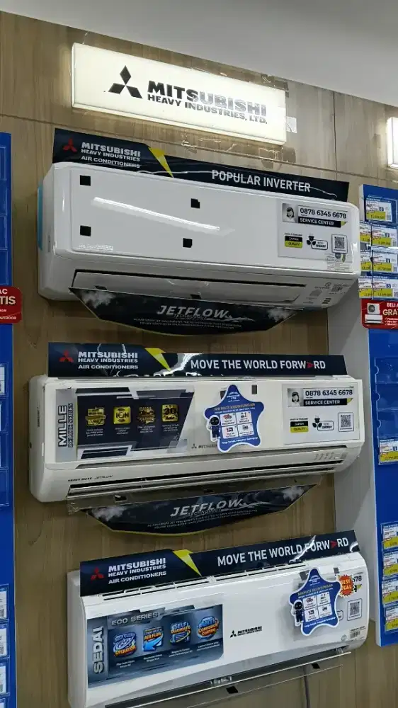 CICILAN HOME CREDIT MITSUBISHI AC 1 PK STANDAR