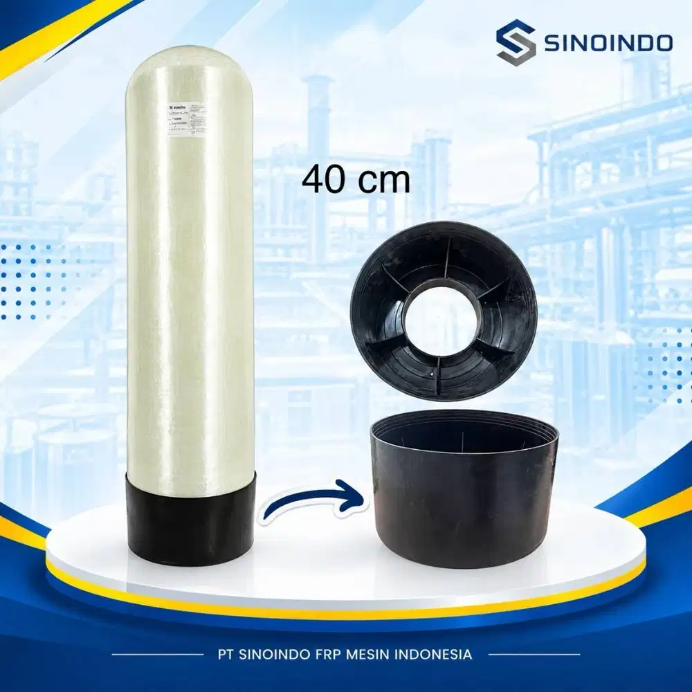ALAS/BASE TABUNG FILTER AIR FRP DIAMETER 40CM
