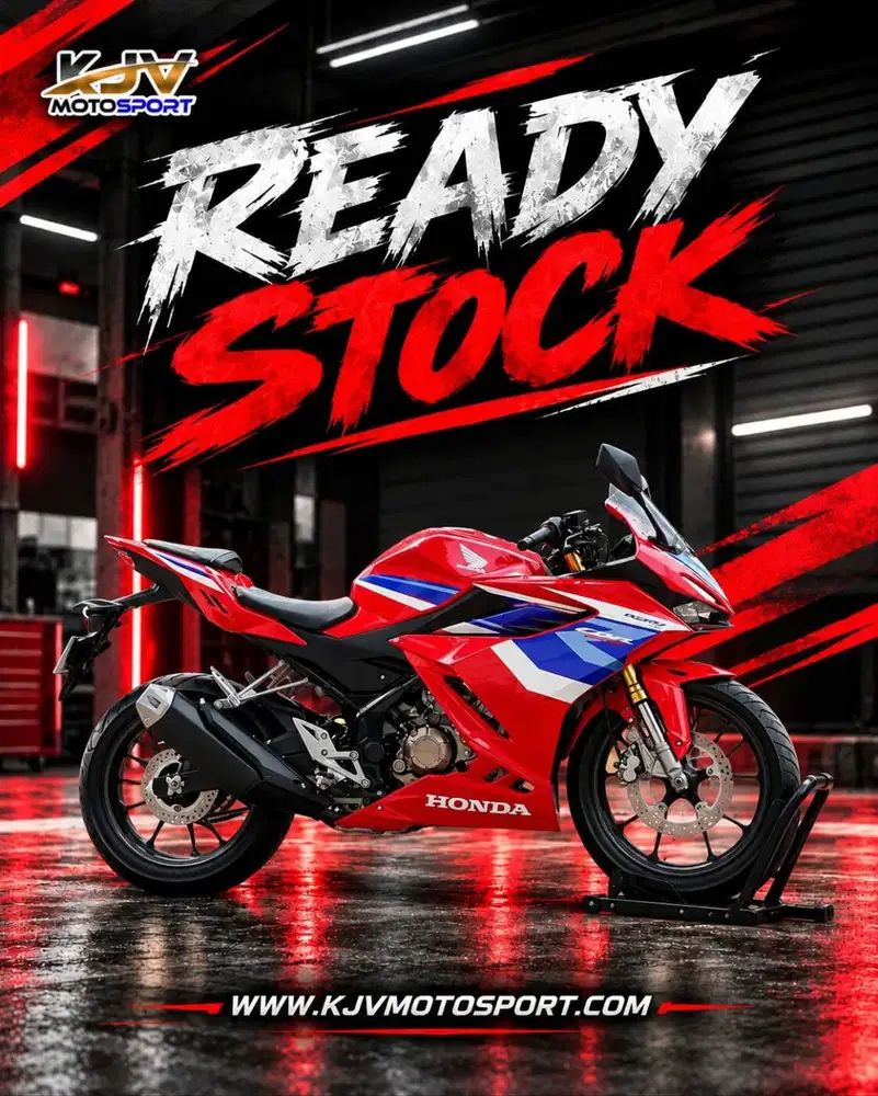 HONDA NEW CBR 150R TRICOLOR 2024 MERAH KM 8K PAJAK ON CAKEP SIAP GAS