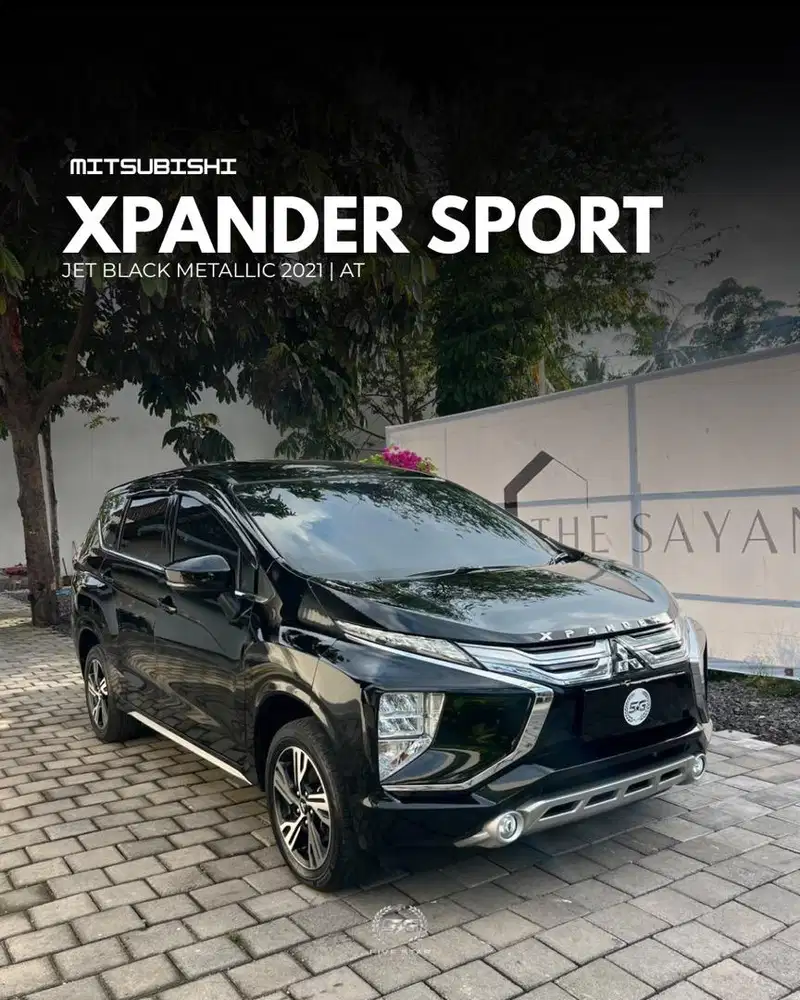 DP 45 JT! MITSUBISHI XPANDER SPORT 2021 AT BLACK METALLIC