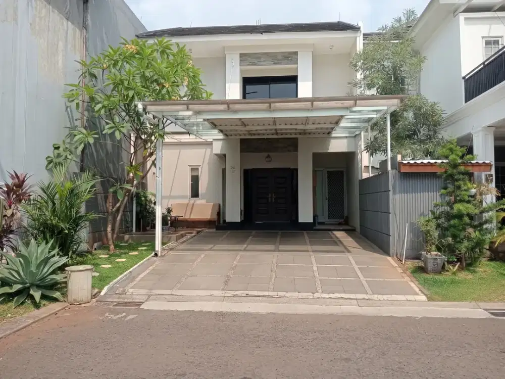 Kota Wisata, LUX, Siap Huni, Furnished, 2 Lantai, Bisa KPR, Nego