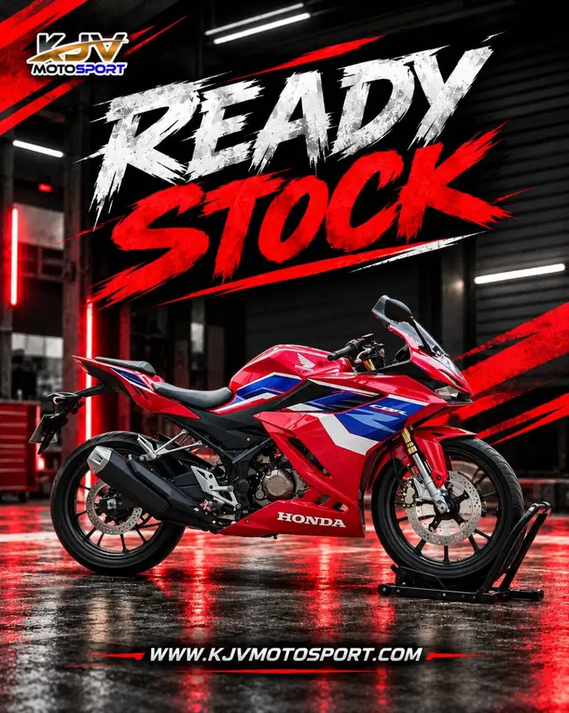 HONDA NEW CBR 150R TRICOLOR 2023 MERAH KM LOW NO PR TINGGAL GAS