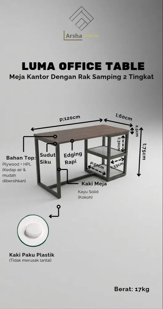 LUMA OFFICE TABLE