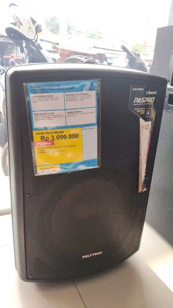 Speaker Polytron PAS PRO12F3 Bluetooth bisa ciciln tnp DP byr bln dpn
