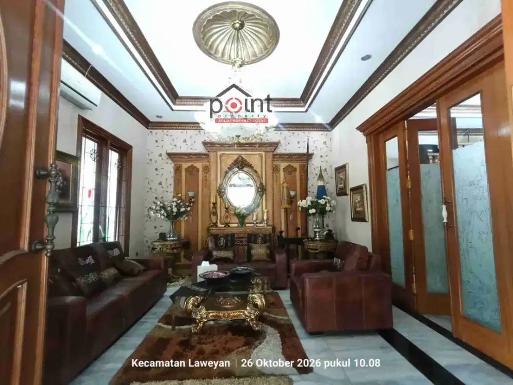 Rumah Klasik Mewah di Jalan Utama Laweyan Solo Kota