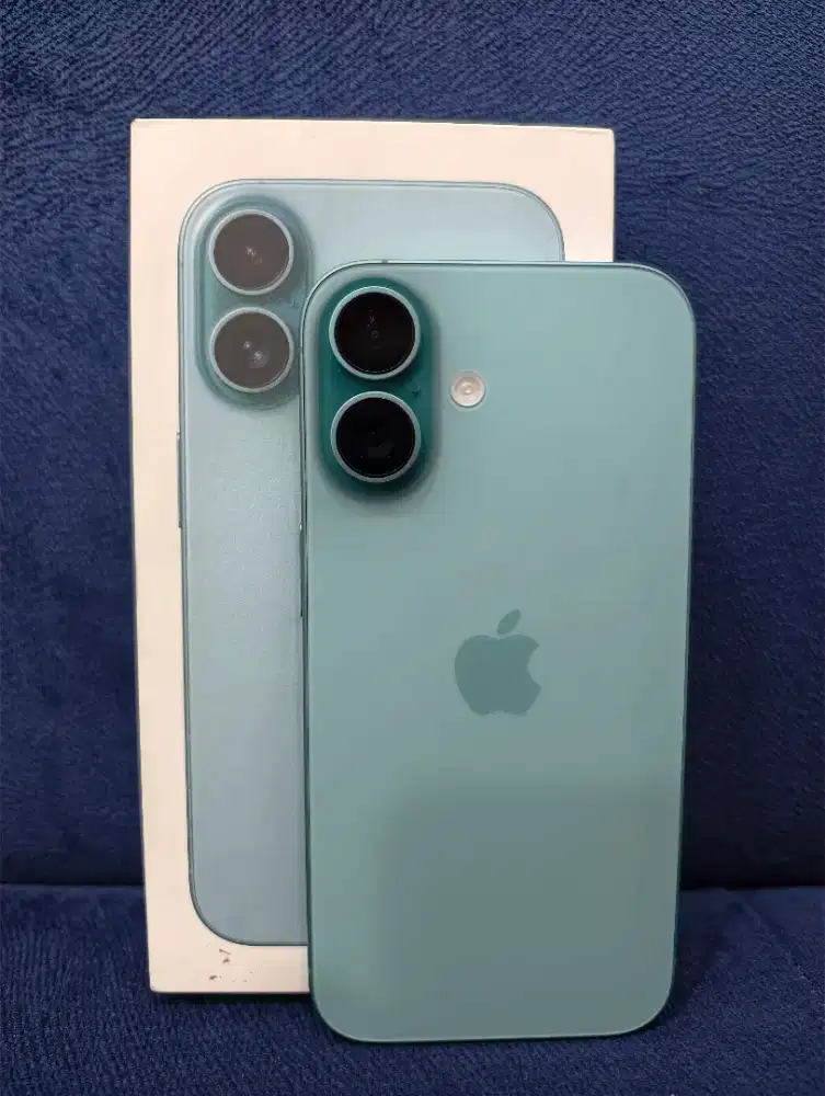 iPhone 16 128GB iBox Teal Garansi Panjang Mei 2027