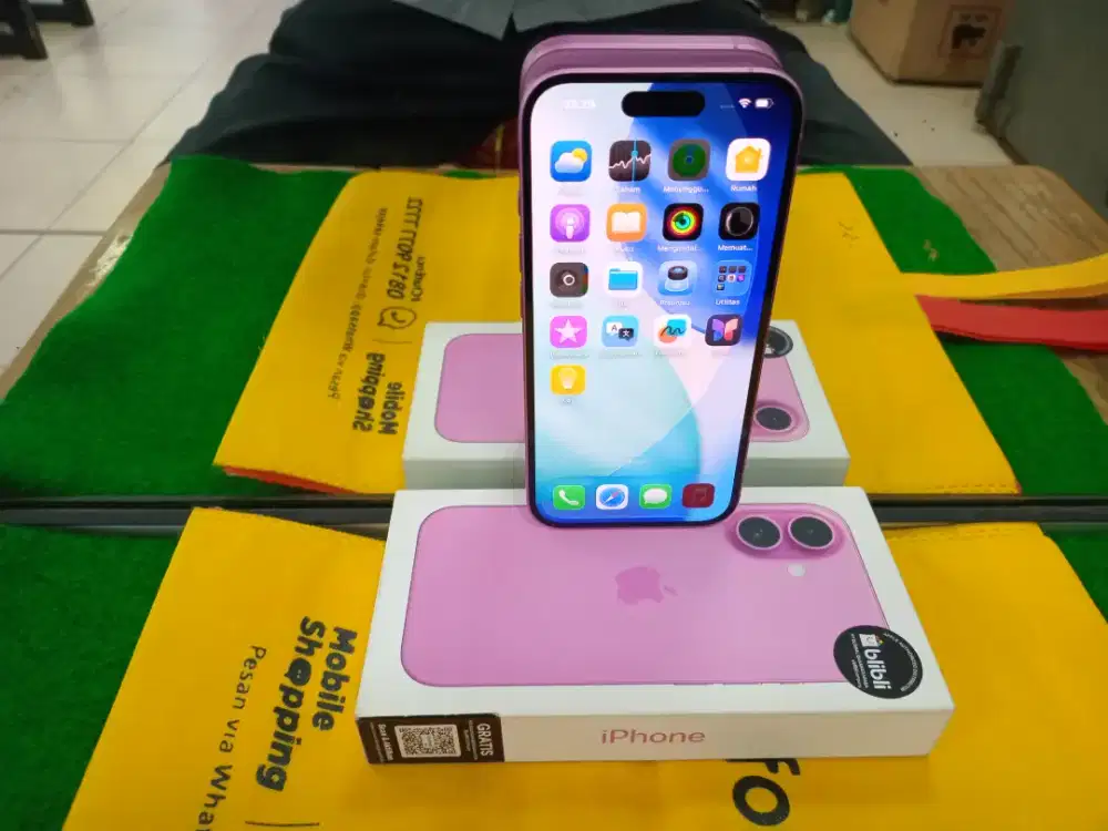 Iphone 16 128 gb mulus no minus lengkap gransi Ibox