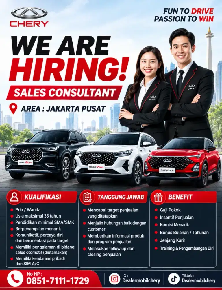 Sales Chery Cempaka putih