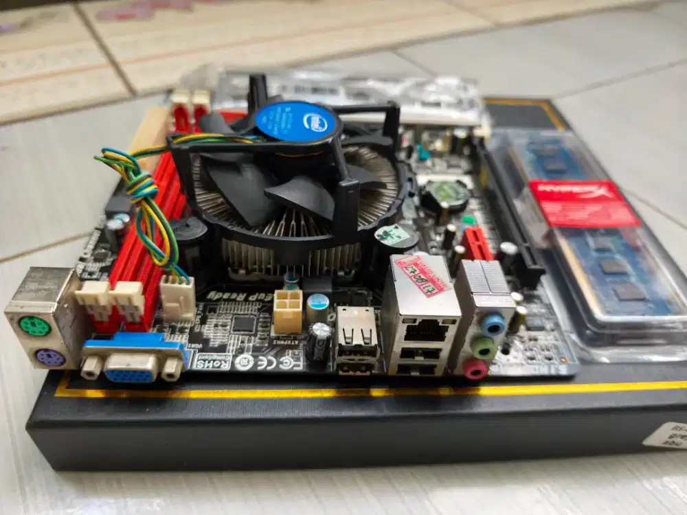MOBO H61 Intel i3 2120 dan RAM 4GB