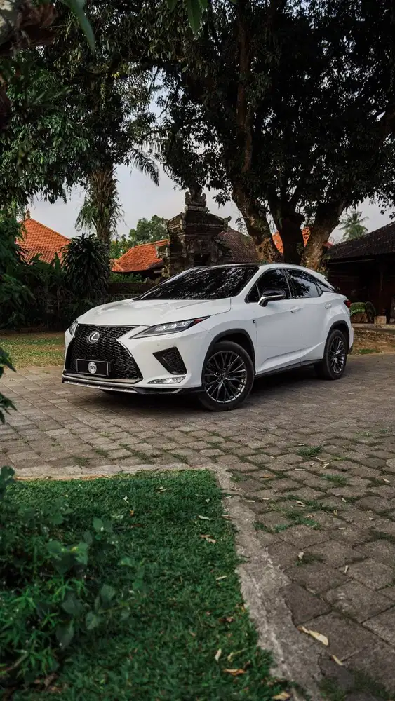 LEXUS RX 300 F SPORT TH. 2021 — WHITE ON RED