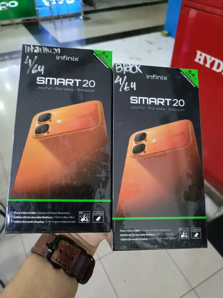 Infinix smart 20 4/64 hitam