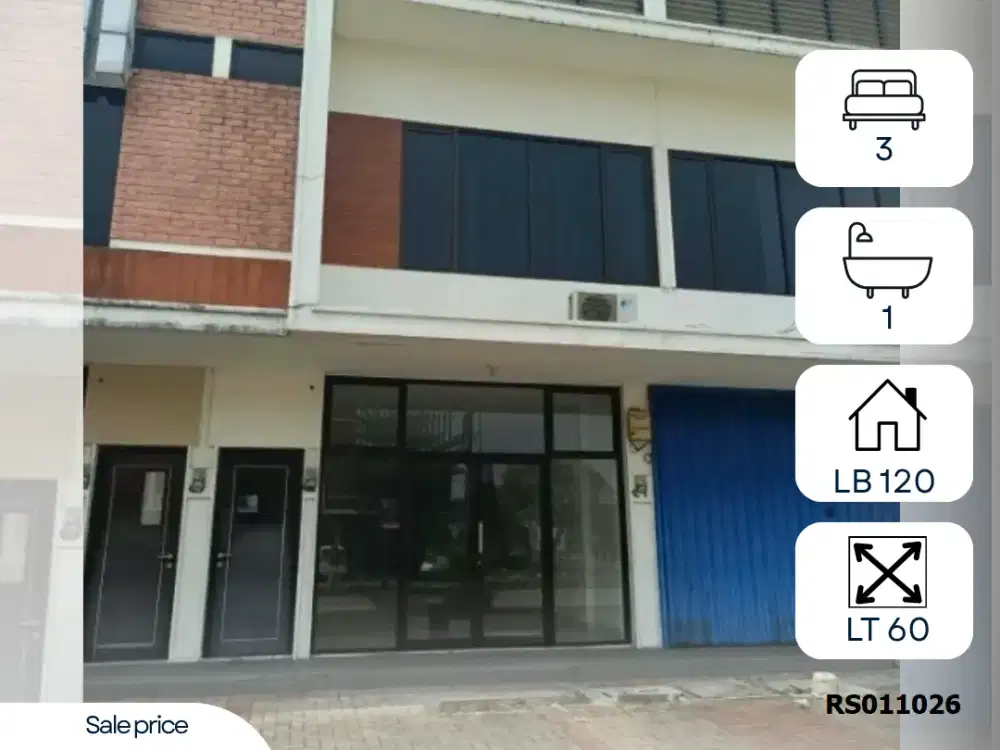 DIJUAL & DISEWAKAN RUKO – CIAKAR, PANONGAN, TANGERANG