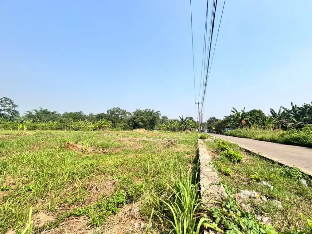 Harga 1 Jt-an, SHM Tanah Strategis Dekat Stasiun Jatake