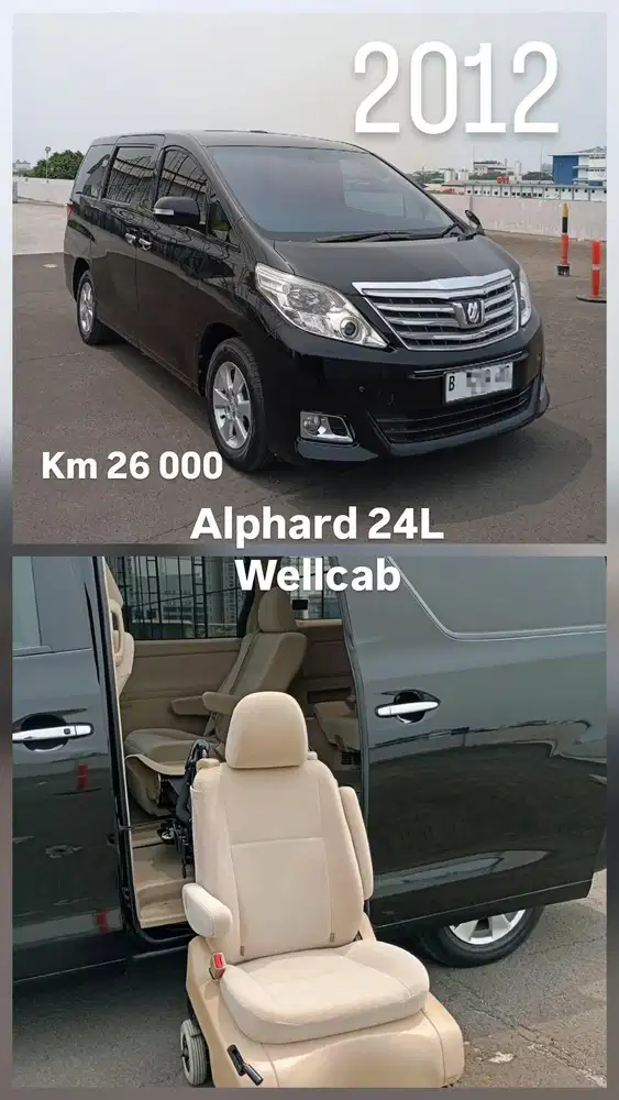 Toypta Alphard WELLCAB 2012