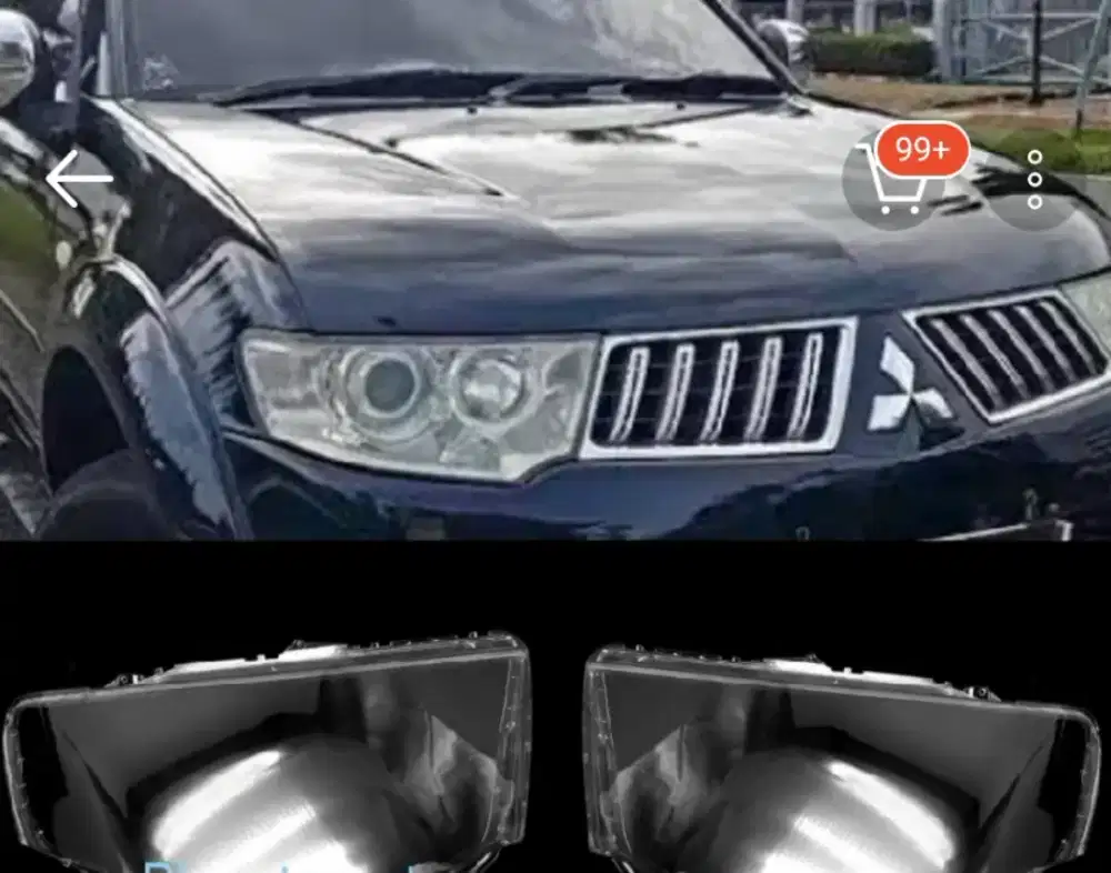 Wts Kaca Mika Head Lamps Pajero