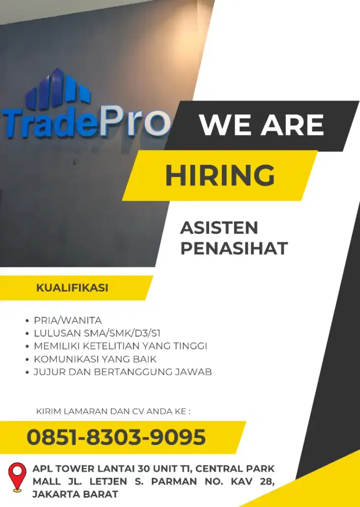 DIBUTUHKAN SEGERA!!!