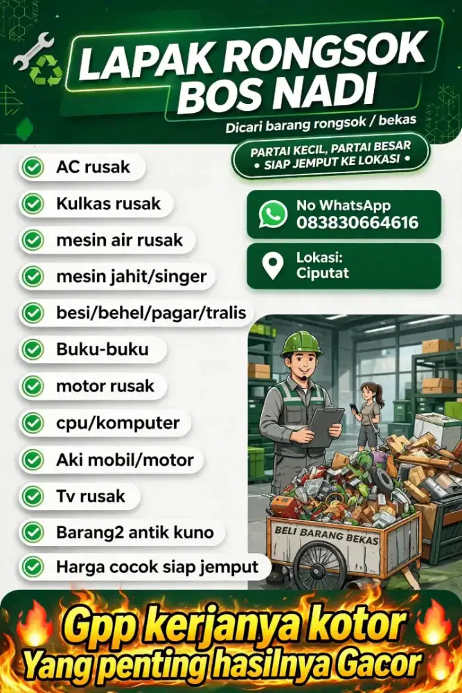 Menerima jual beli barang bekas