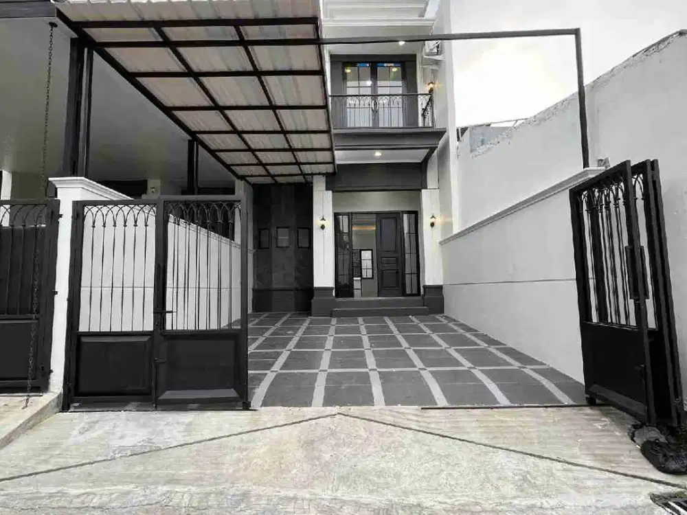 Disewakan Rumah 2 Lantai Modern di Depok, 3 KT, Carport 2 Mobil – 50 Juta/Tahun