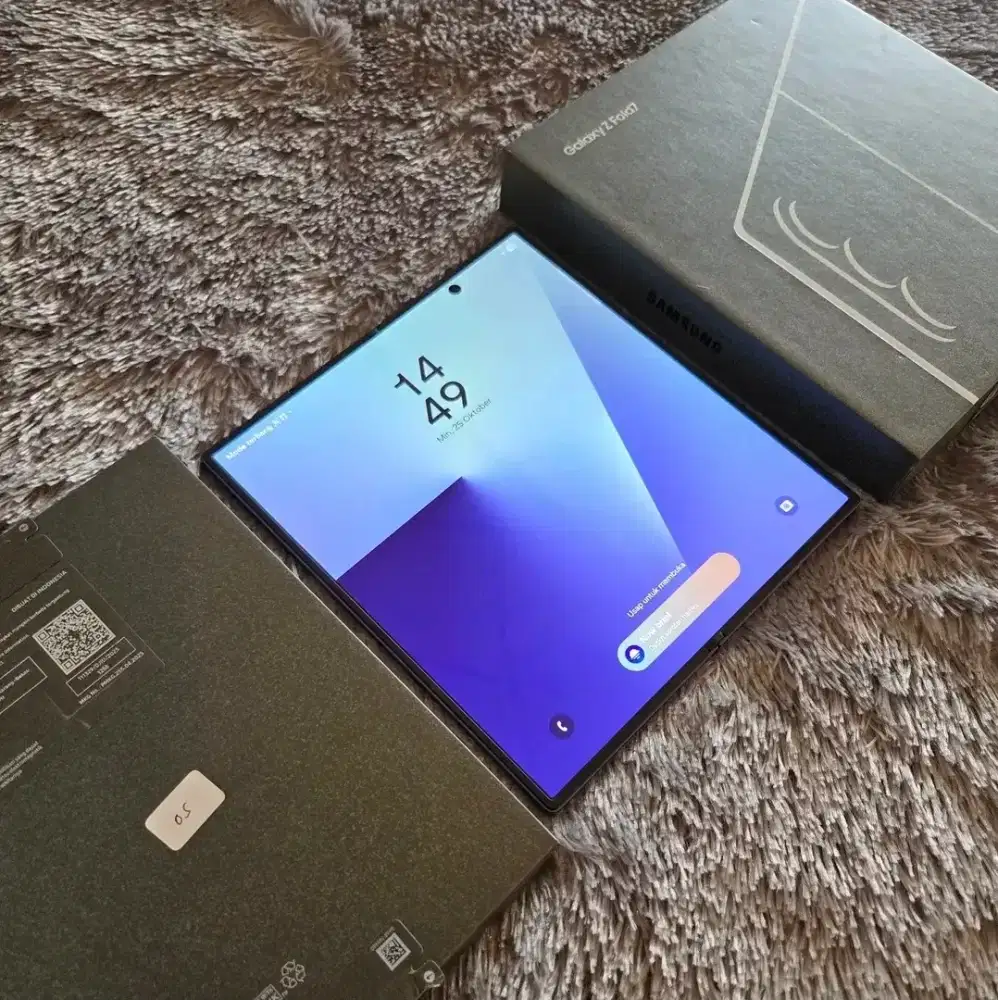 SAMSUNG GALXY Z FOLD 7 BLUE 256GB MULUS GARANSI RESMI