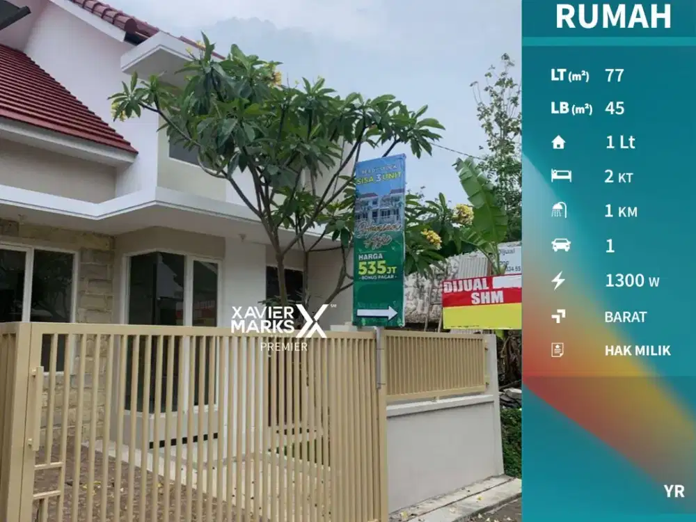 Dijual Rumah Murah Bangunan Baru di Tidar Malang