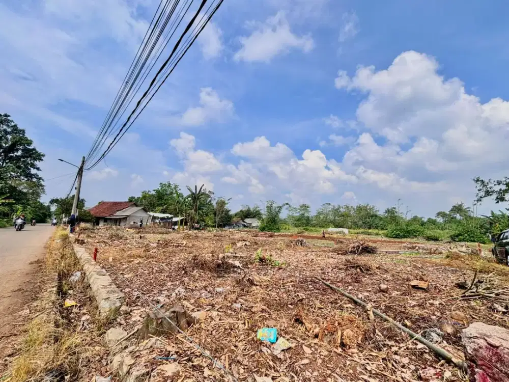 1 Jt-an Dekat KRL Jatake Tangerang, SHM Tanah Kavling Murah