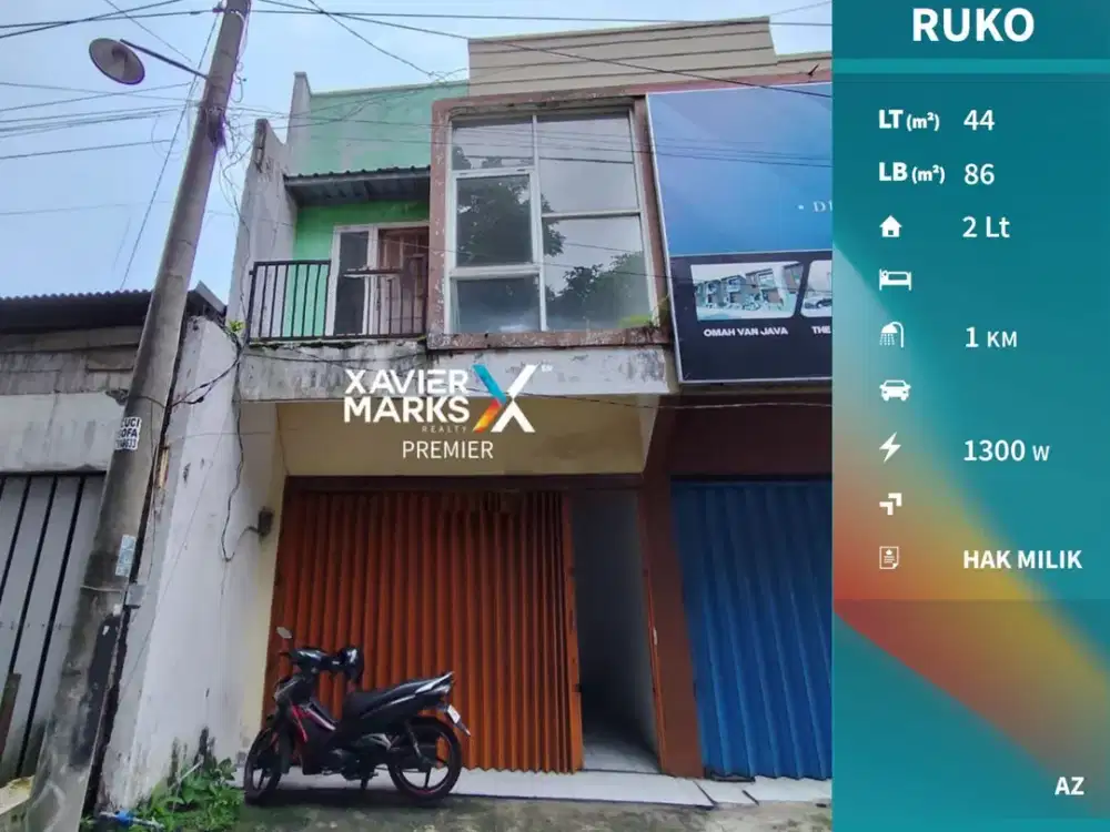 Dijual Ruko Murah Strategis di Jl Terusan Sulfat Malang