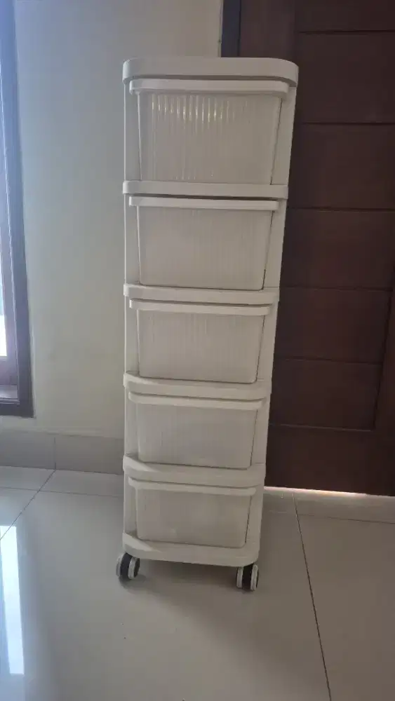 Sakumini rolling drawer storage 5 susun