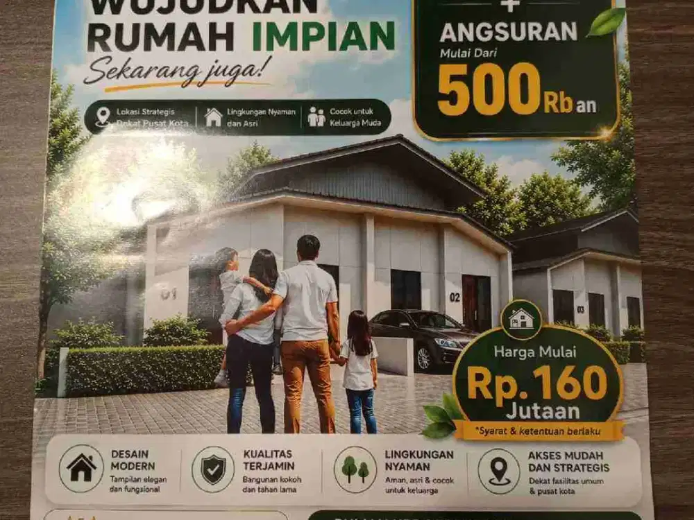 Rumah Subsidi Pinang Garden Sinembah