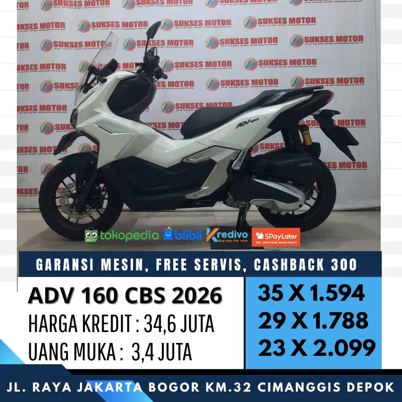 NEW ADV 160 CBS 2026 OVERALL MULUS CASH KREDIT DAPATKAN CASHBACK 300