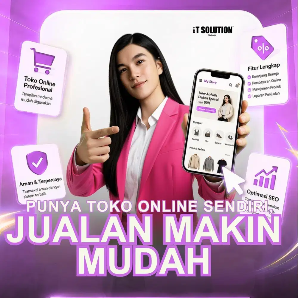 Miliki Website Toko Online Profesional, Jualan Lebih Mudah