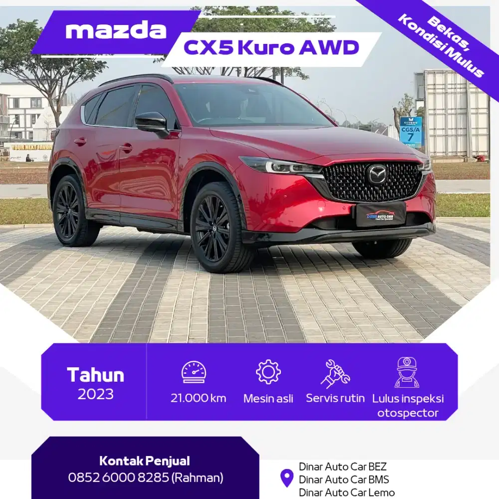 Mazda CX-5 kuro Edition AWD tahun 2023