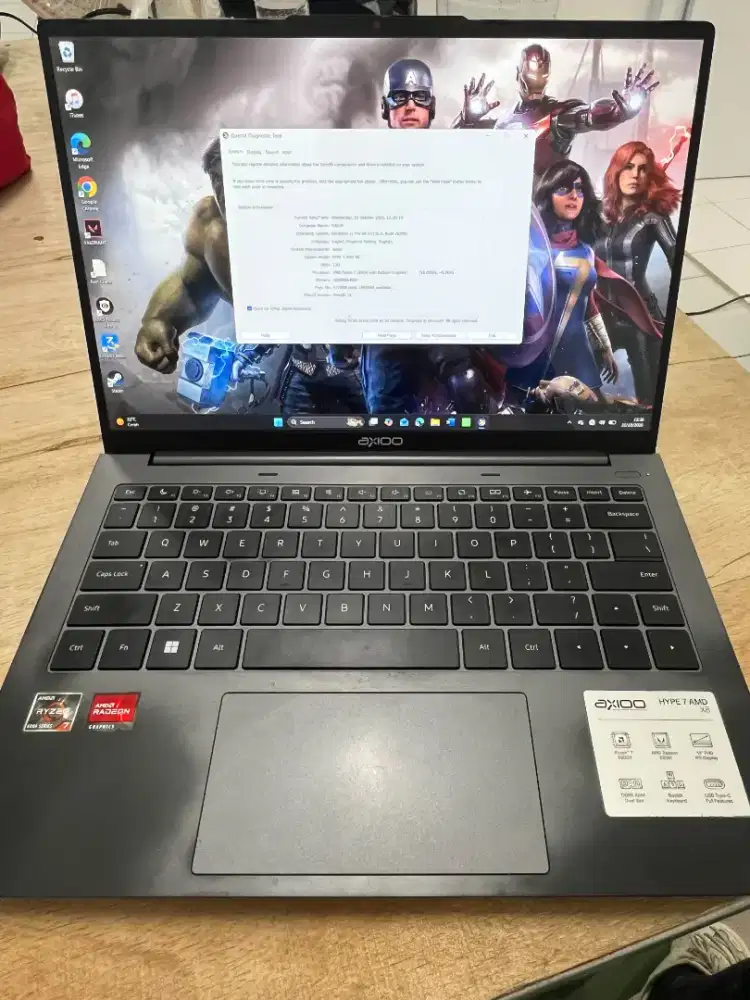 LAPTOP AXIO HYPE 7 AMD X8