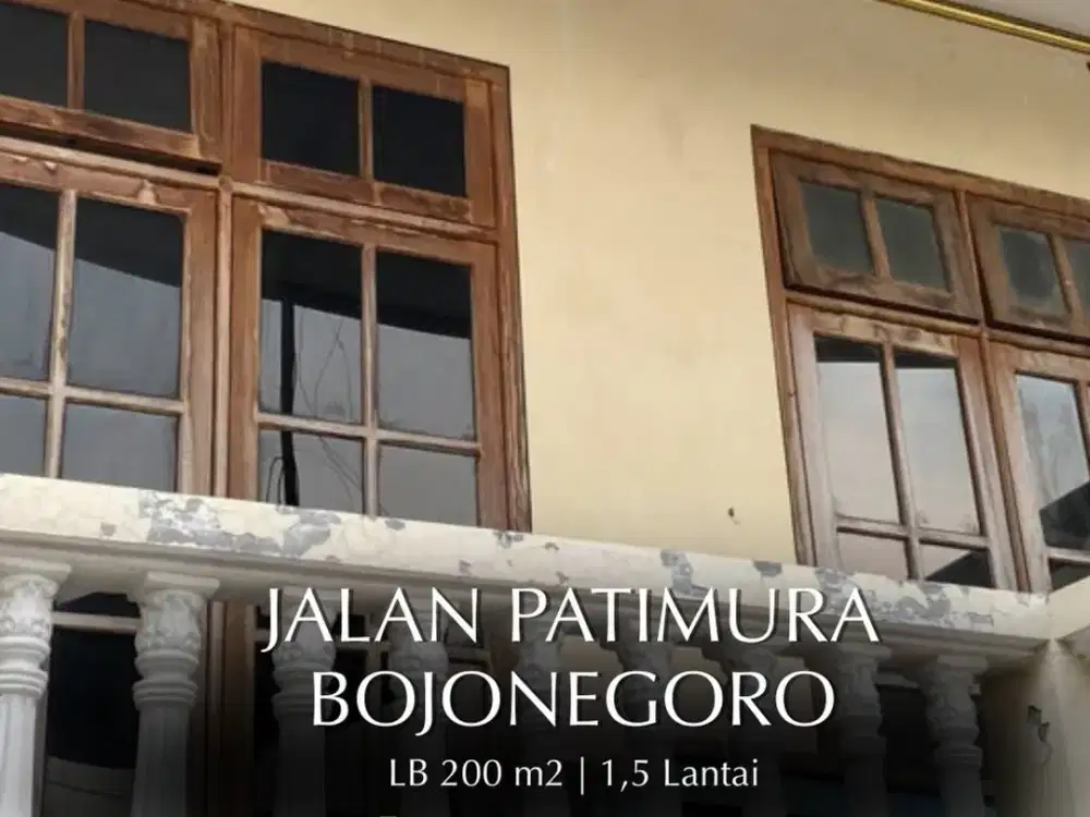 Jual Rumah di Jalan Patimura Bojonegoro
